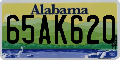 AL license plate 65AK620