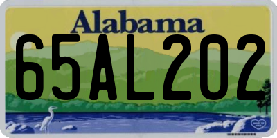 AL license plate 65AL202