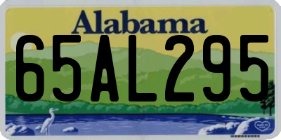AL license plate 65AL295