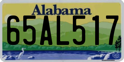AL license plate 65AL517