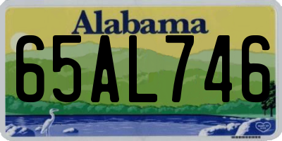 AL license plate 65AL746