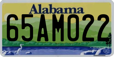 AL license plate 65AM022