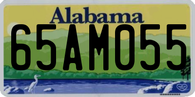 AL license plate 65AM055