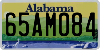 AL license plate 65AM084