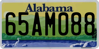 AL license plate 65AM088