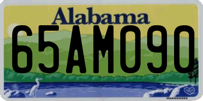 AL license plate 65AM090