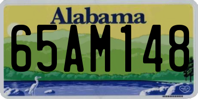 AL license plate 65AM148