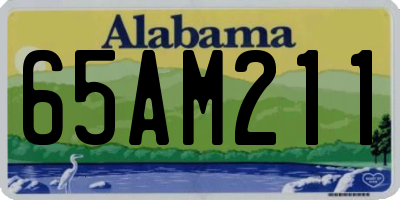 AL license plate 65AM211