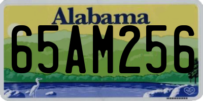 AL license plate 65AM256