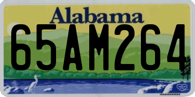 AL license plate 65AM264