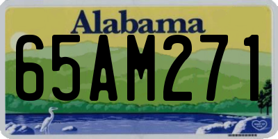 AL license plate 65AM271