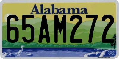 AL license plate 65AM272