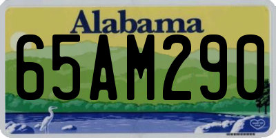 AL license plate 65AM290