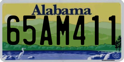 AL license plate 65AM411