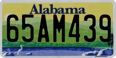 AL license plate 65AM439