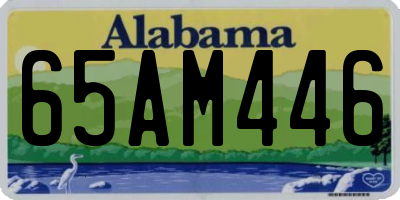 AL license plate 65AM446