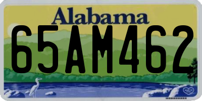 AL license plate 65AM462
