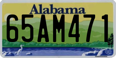 AL license plate 65AM471