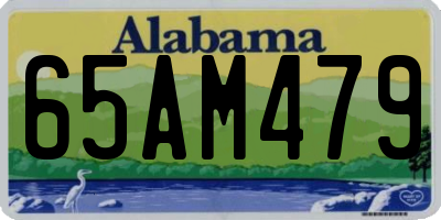 AL license plate 65AM479
