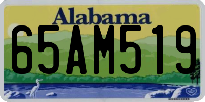 AL license plate 65AM519