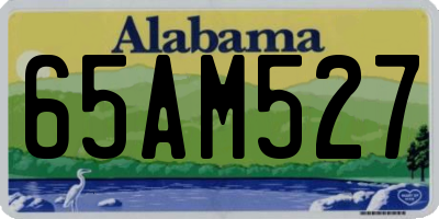 AL license plate 65AM527