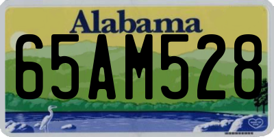 AL license plate 65AM528