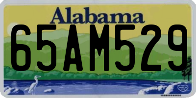 AL license plate 65AM529