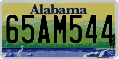 AL license plate 65AM544