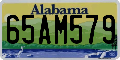 AL license plate 65AM579