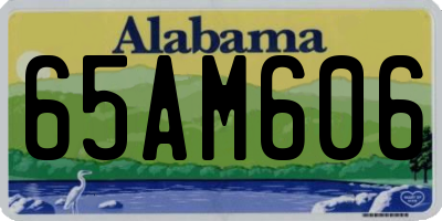 AL license plate 65AM606