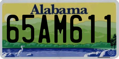 AL license plate 65AM611