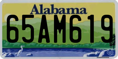 AL license plate 65AM619