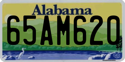 AL license plate 65AM620