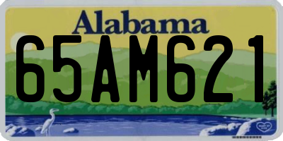 AL license plate 65AM621