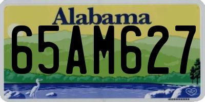 AL license plate 65AM627