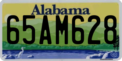 AL license plate 65AM628
