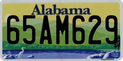 AL license plate 65AM629