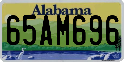 AL license plate 65AM696