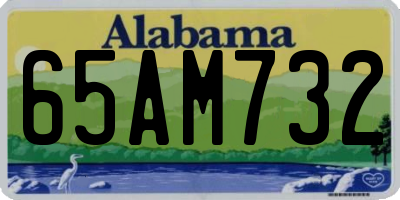 AL license plate 65AM732