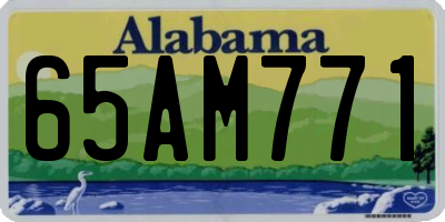 AL license plate 65AM771