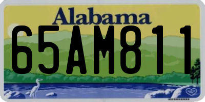AL license plate 65AM811