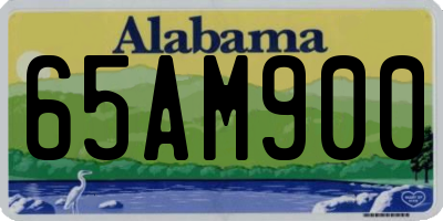 AL license plate 65AM900