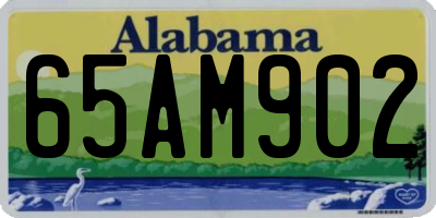 AL license plate 65AM902