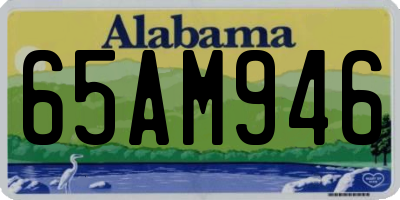 AL license plate 65AM946