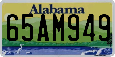 AL license plate 65AM949