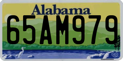 AL license plate 65AM979