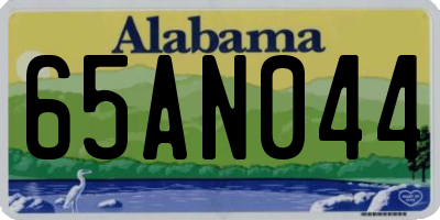 AL license plate 65AN044