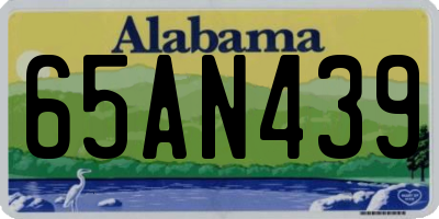 AL license plate 65AN439