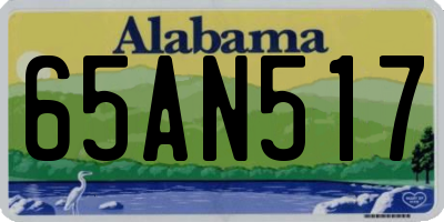 AL license plate 65AN517