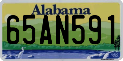 AL license plate 65AN591